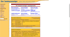 Desktop Screenshot of katalog.seminaranzeiger.de